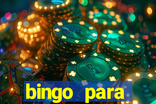 bingo para despedida de solteira para imprimir